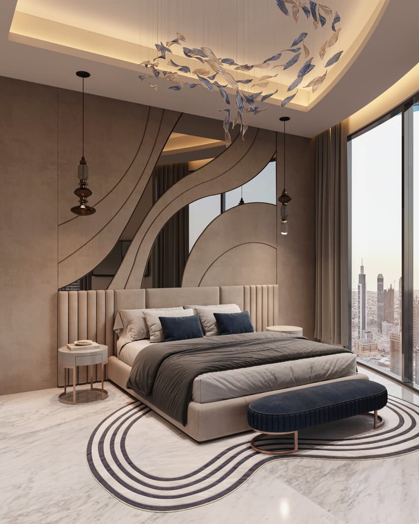 Bedroom 3 with neutral tones