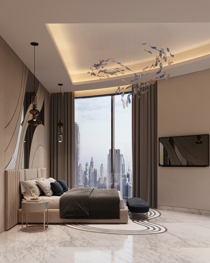 Bedroom 3 with neutral tones