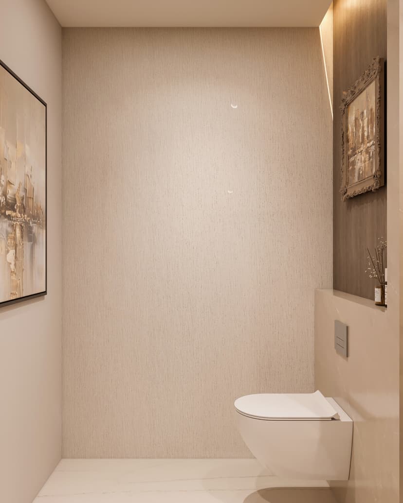 Bathroom with premium fixtures