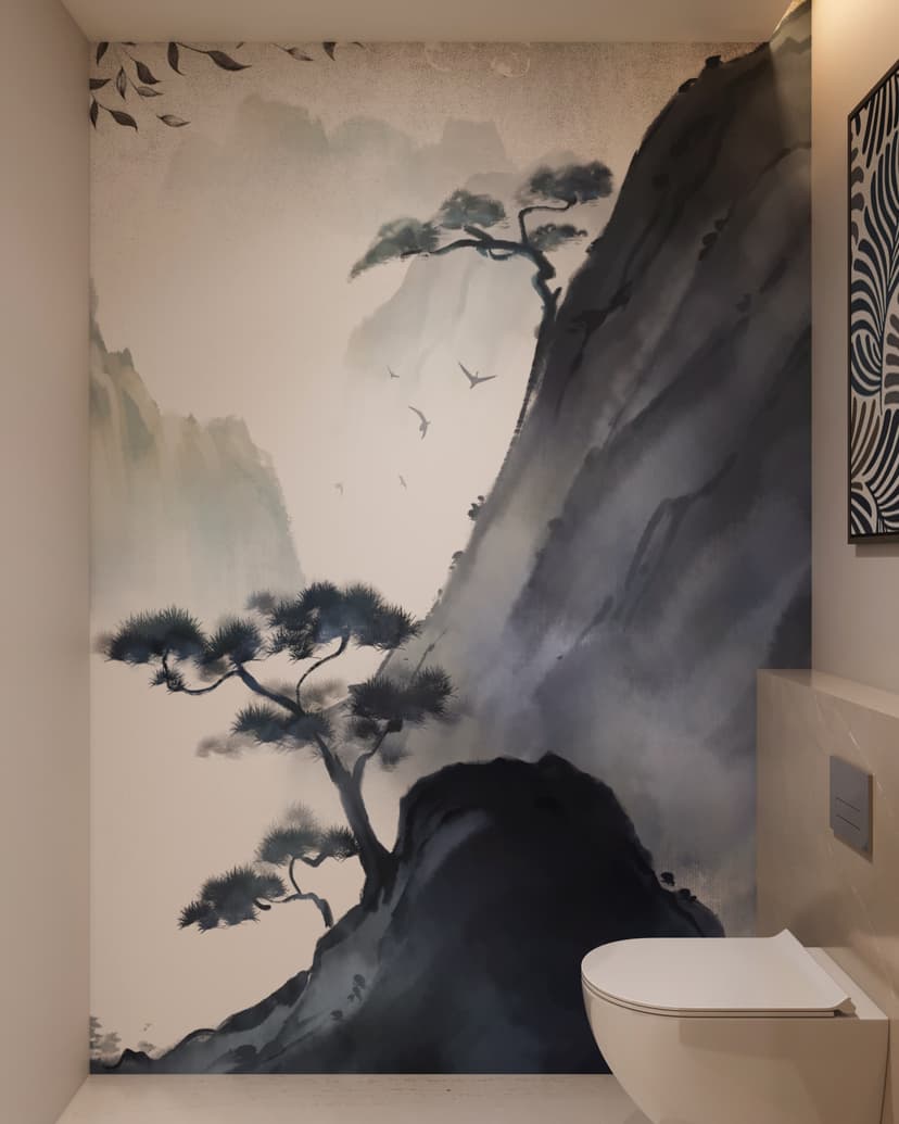 Bathroom with premium fixtures