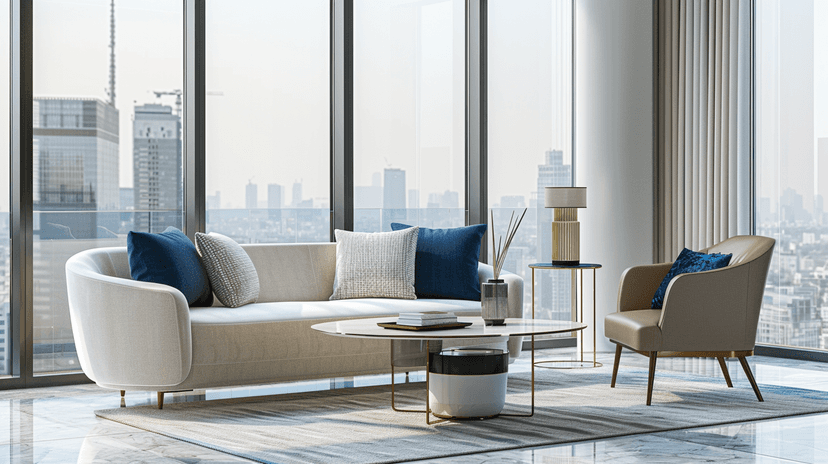 Address Harbour Point Small Sitting Area Design Dubai Creek Harbour