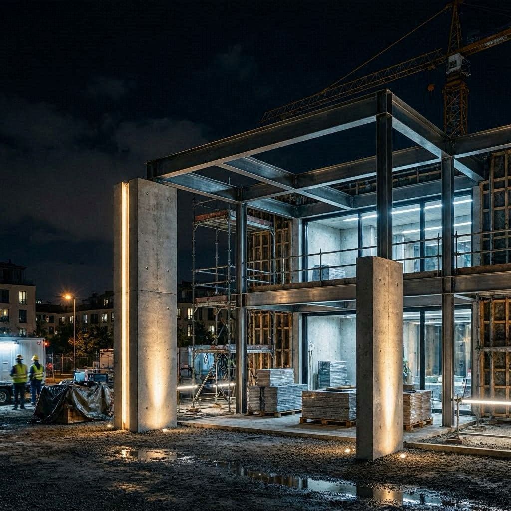 Villa Construction Site Execution