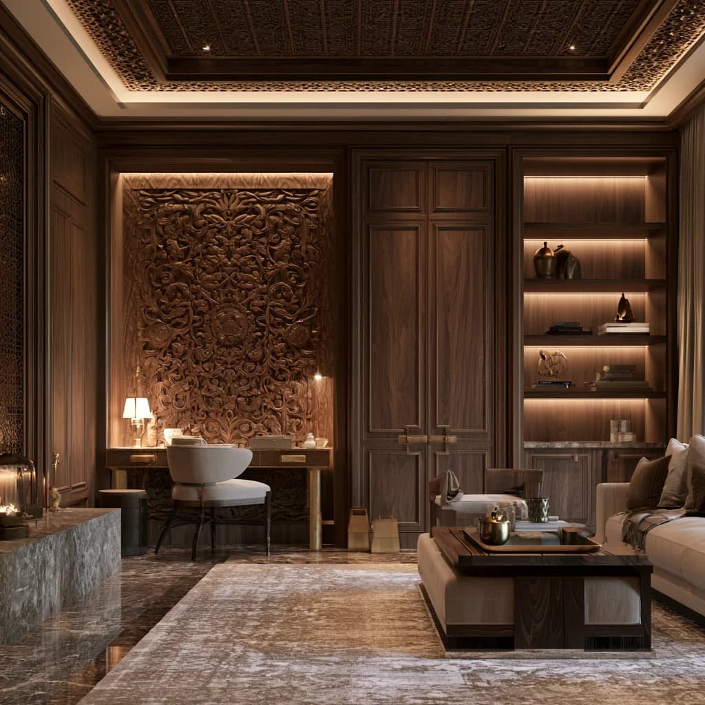 Premium villa design and custom joinery fit-out in Dubai