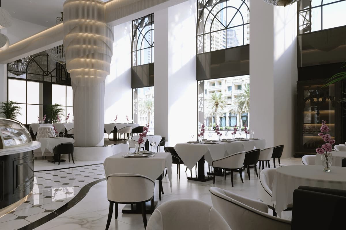 Luxury storefront design and branding