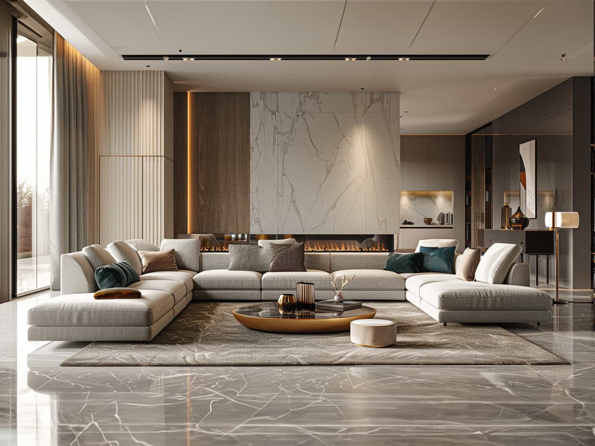 Modern living room interior design in Dubai by We Do Interior Design Dubai