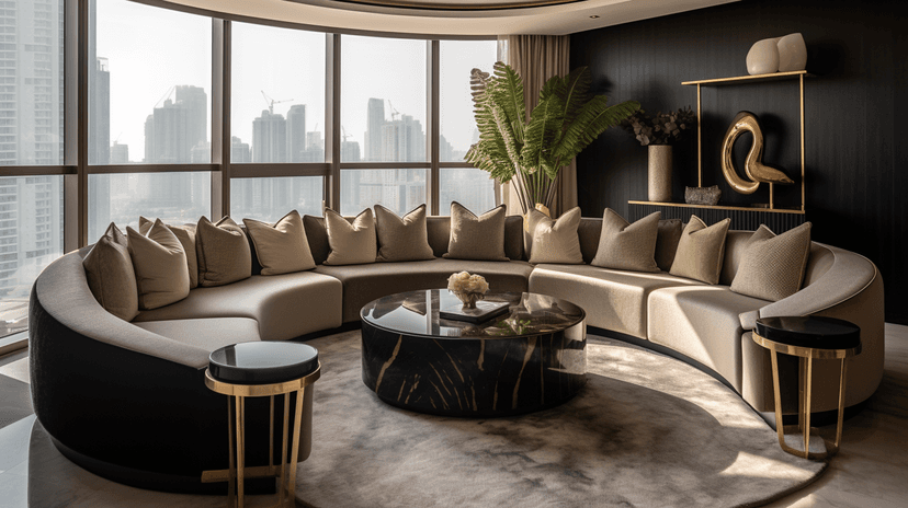 Bedroom with neutral tones and wall paneling
