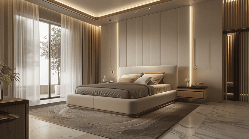 master Bedroom interior of apartment in DSO