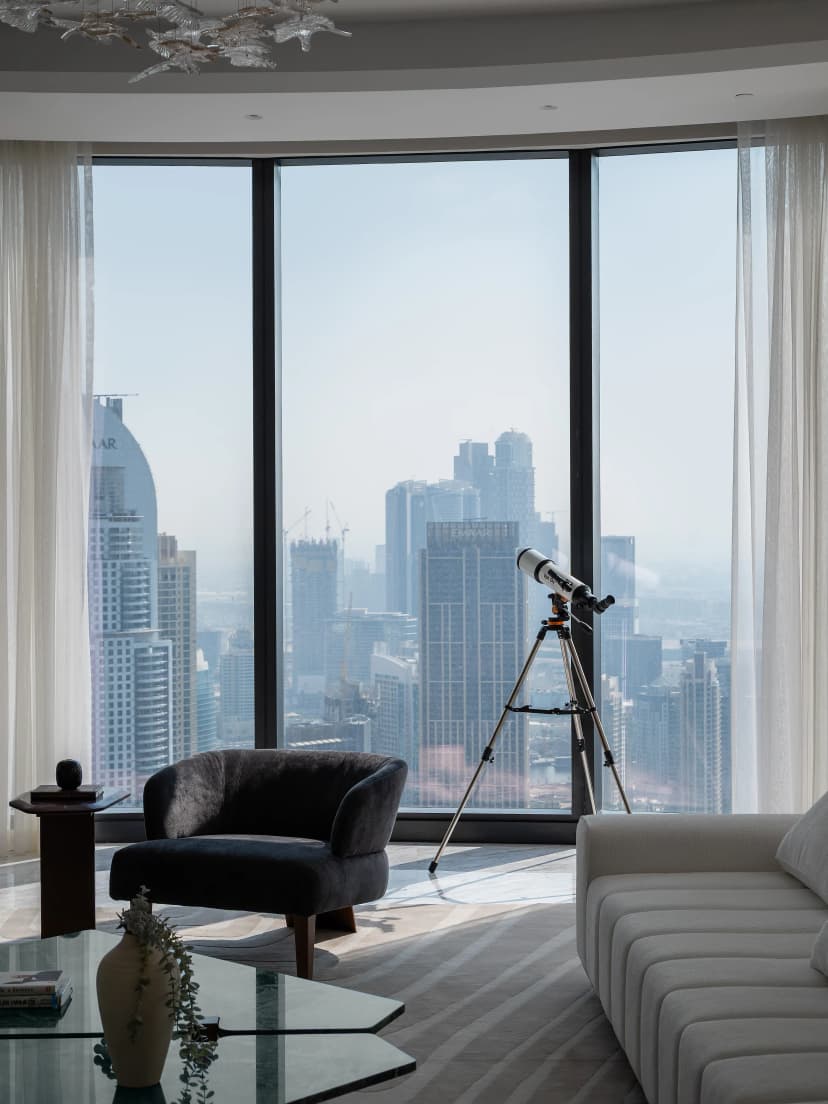 Bedroom 2 with warm palette