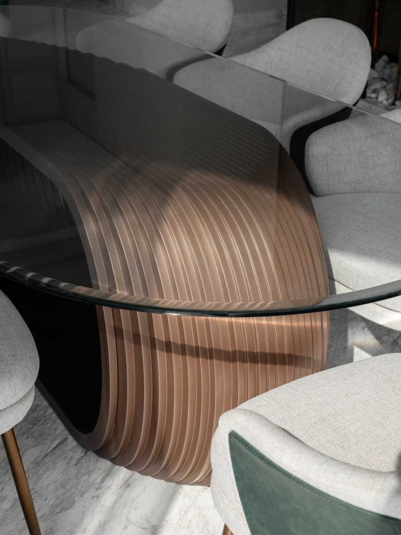 Bedroom 2 with warm palette