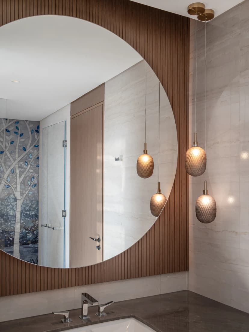 Bathroom with premium fixtures