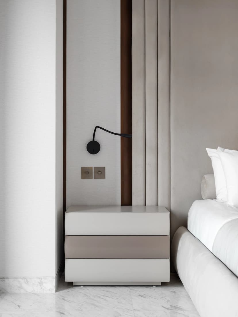 Bedroom 2 with warm palette