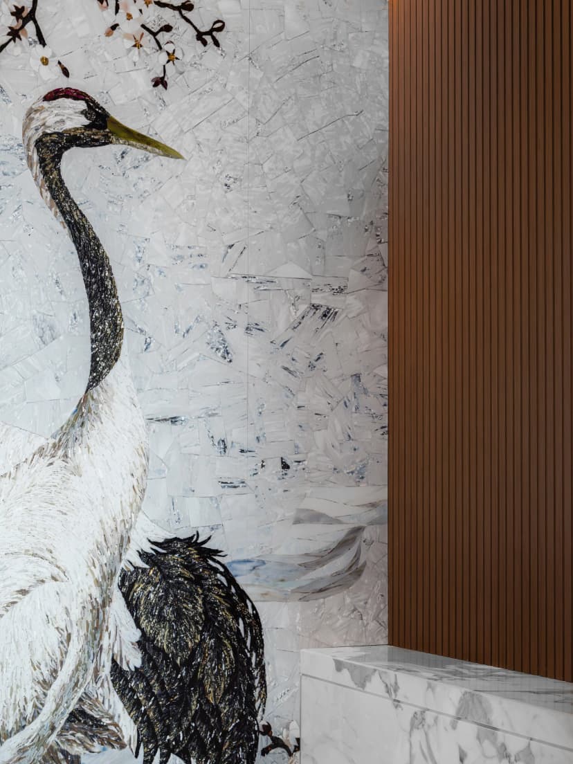 Bathroom with premium fixtures