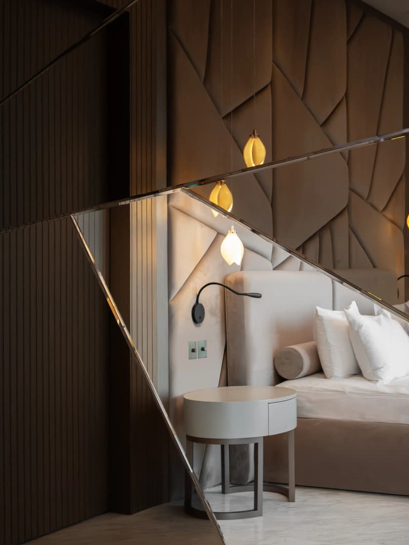 Bathroom with premium fixtures