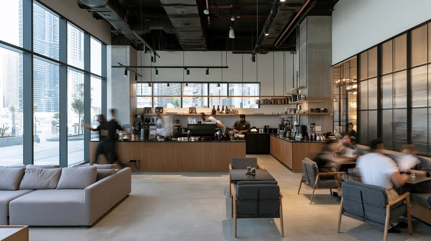 Premium cafe design and interior fit-out in Dubai