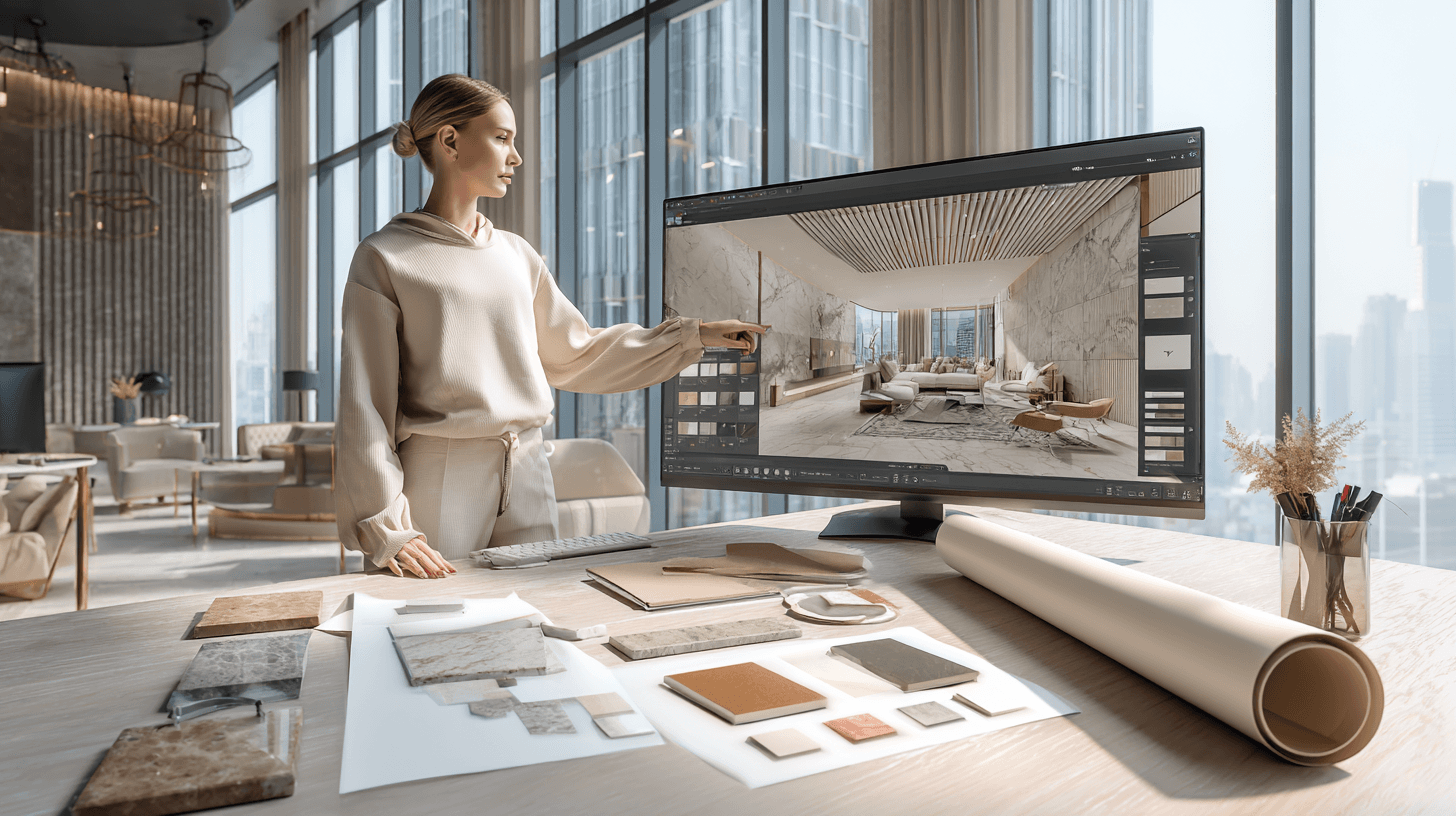 professional interior designer in Dubai creek harbour