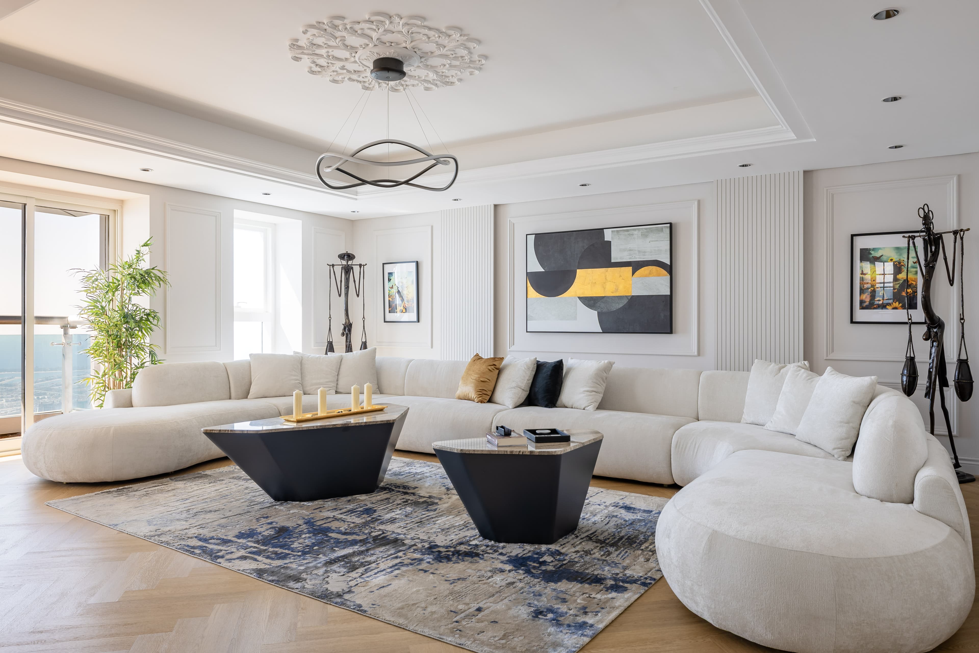 Dubai Marina: Princess Tower Apartment Interior Design & Fit-Out