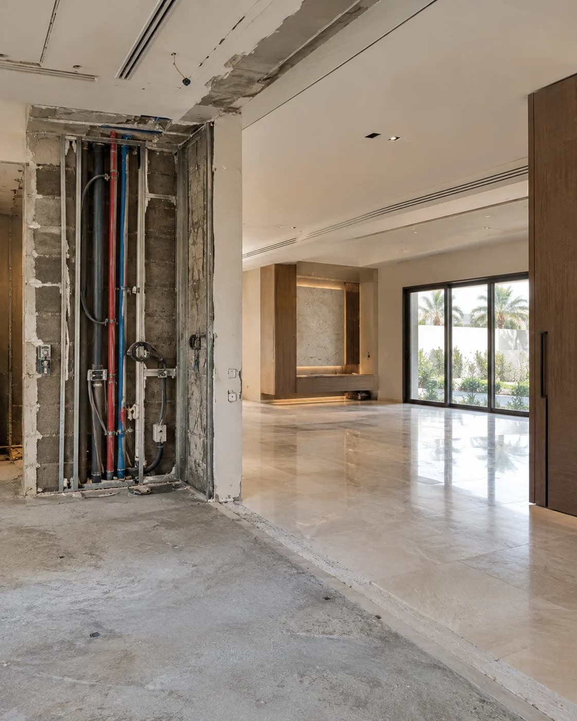 Structural and cosmetic villa renovation in Dubai