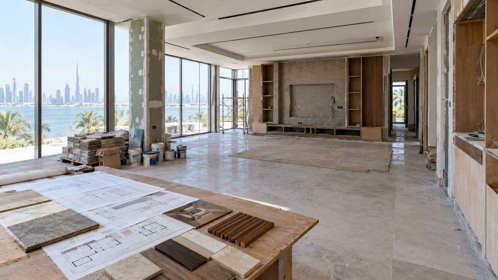 Villa renovation process in Dubai