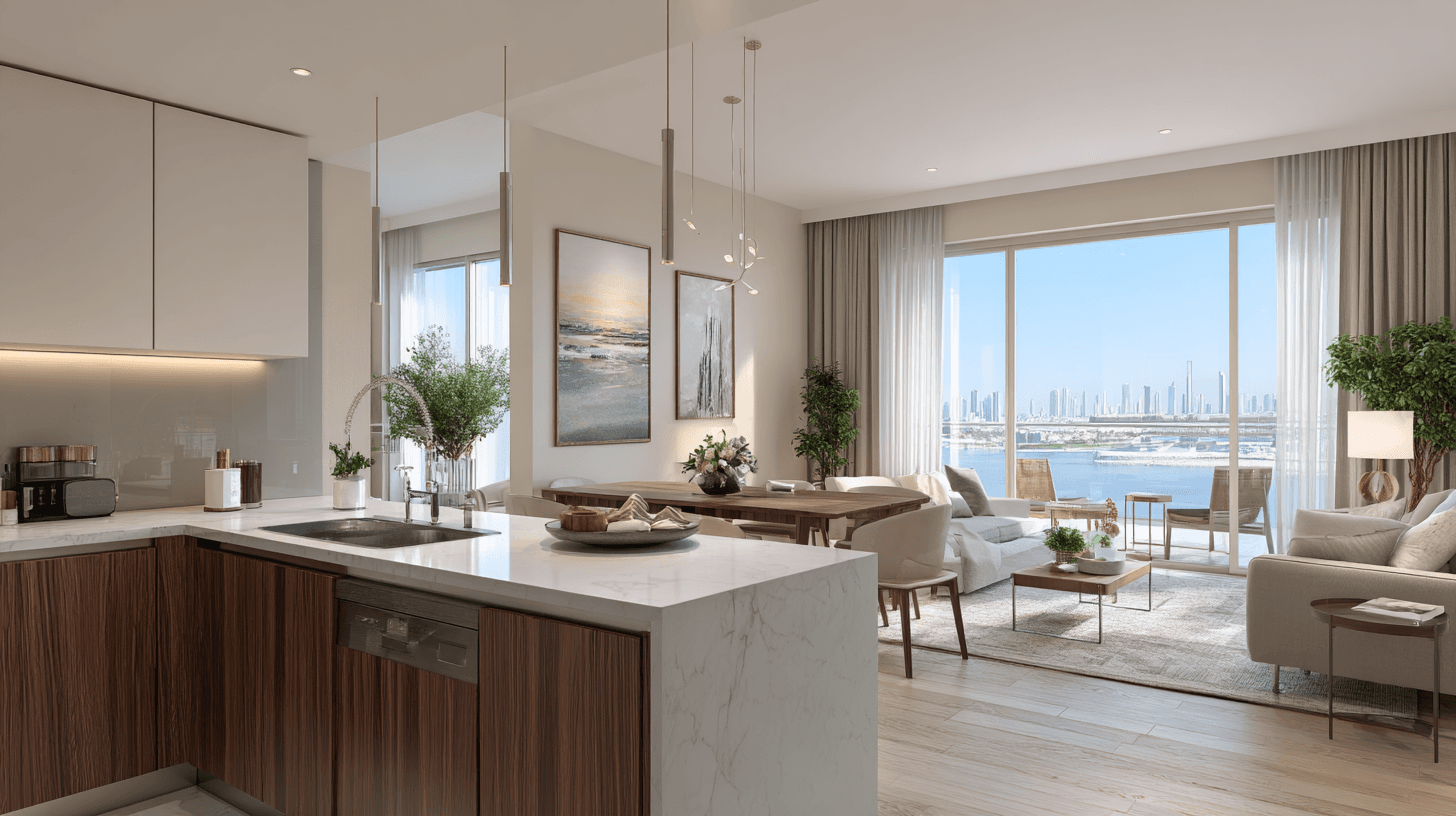Neutral luxury living room