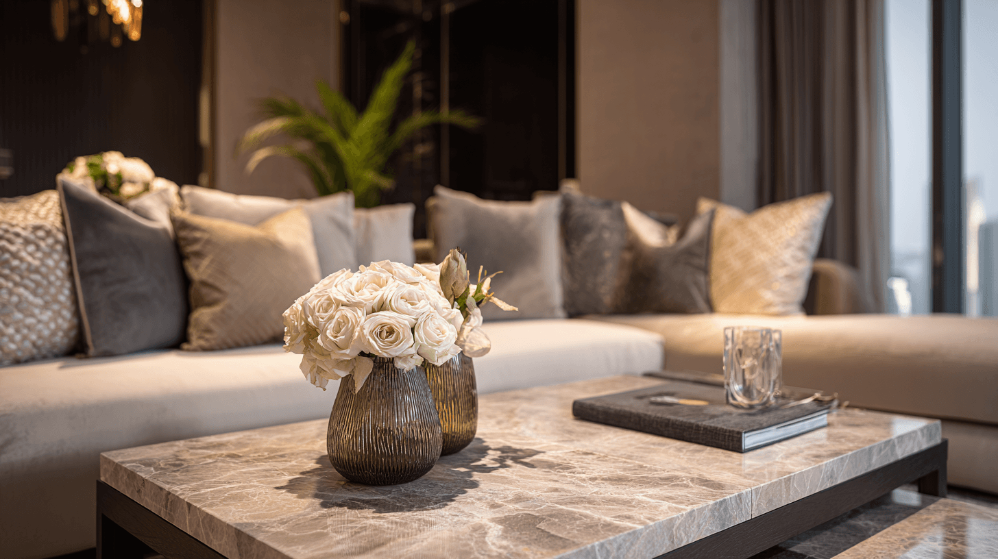 Custom bespoke luxury living room Dubai