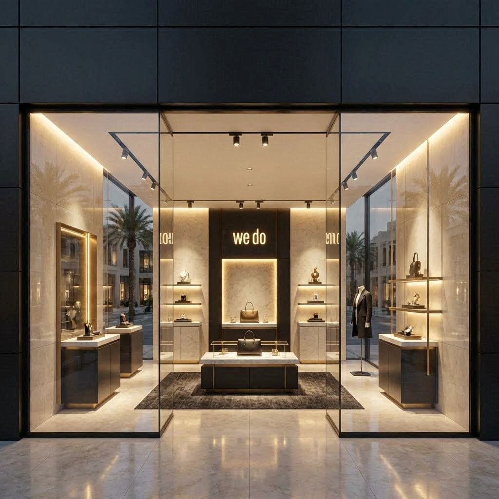 Modern beauty salon pedicure lounge with soft textures