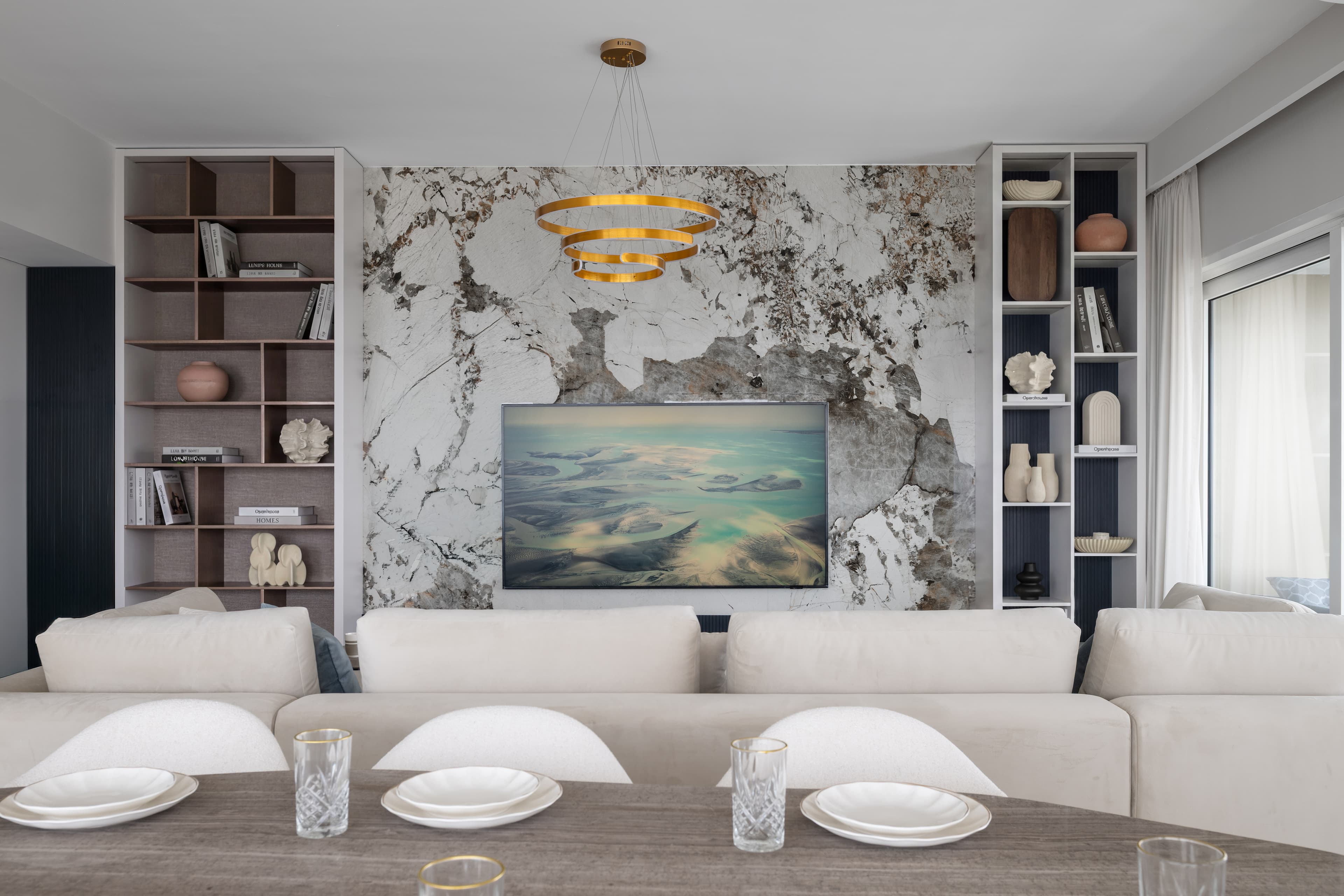 Bleu Tower penthouse interior design in Dubai by WE DO
