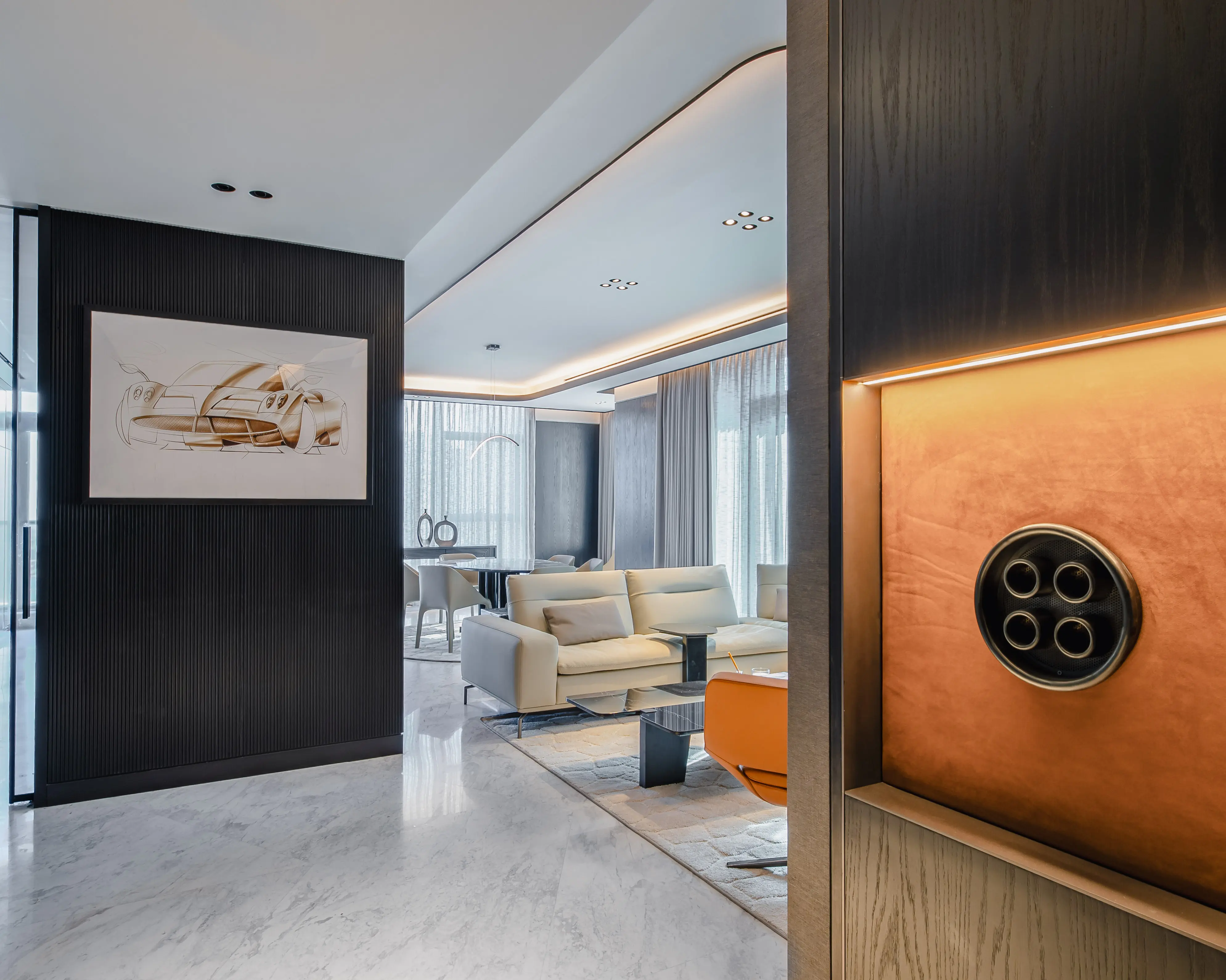 Pagani Inspired Furniture for Da Vinci Tower Business Bay