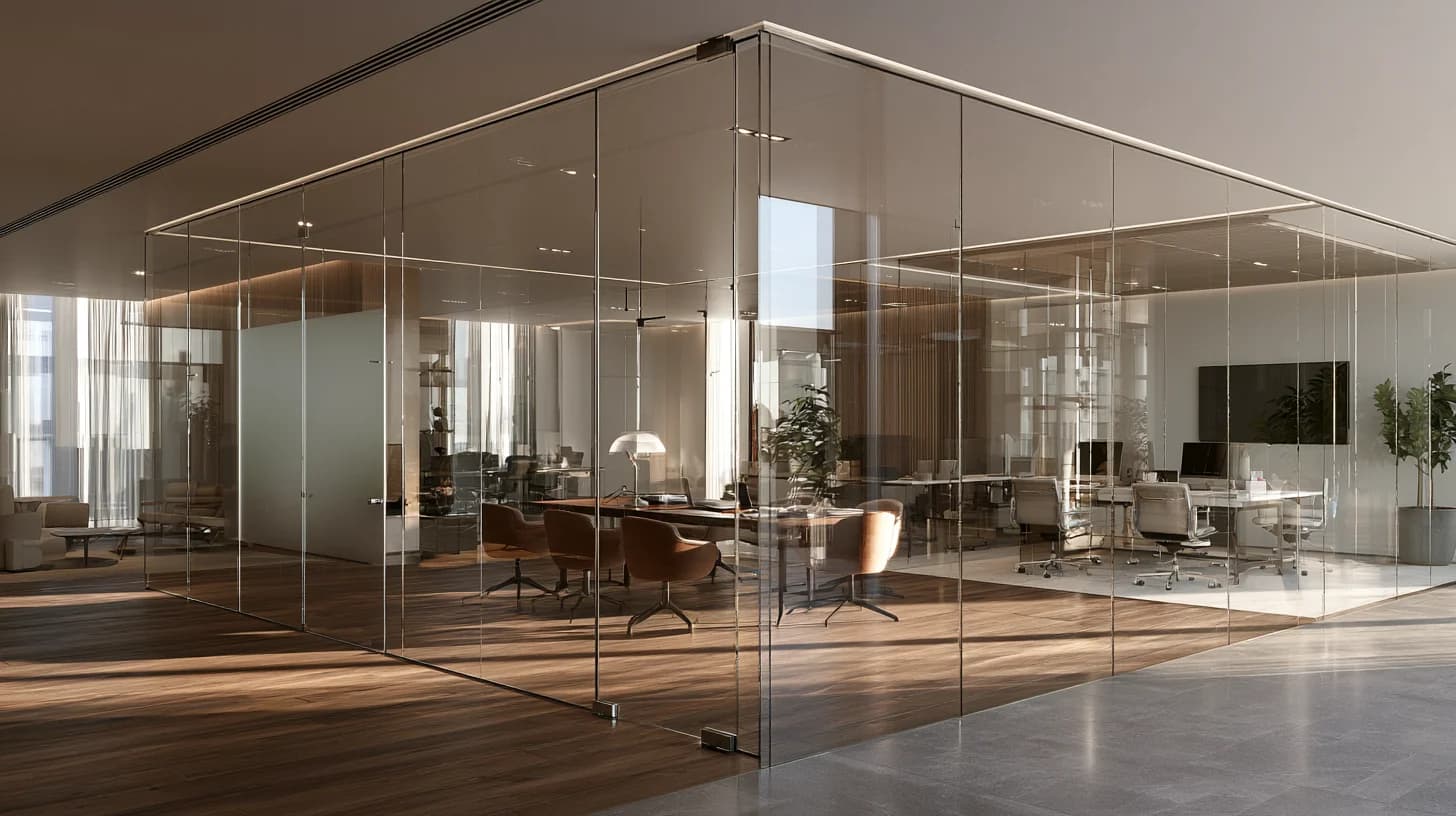 Glass Partitions for Dubai Office Renovation Glass parti