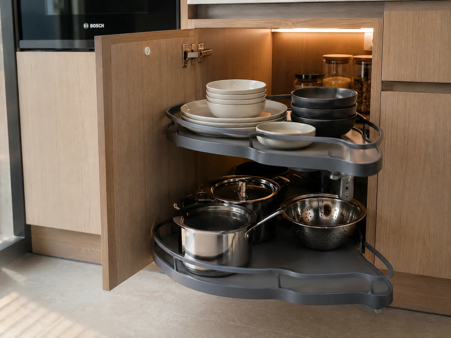 Kitchen Corner Storage Solution Kitchen corner storage solution Dubai