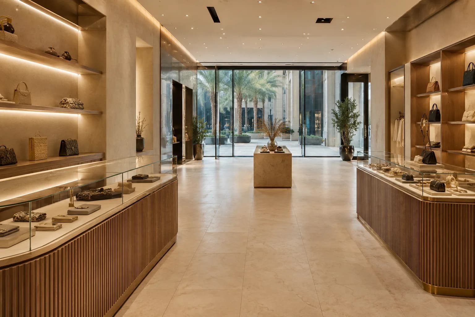 Luxury Retail Store Renovation Dubai Luxury retail store renovation in Dubai with bespoke displays and modern finishes
