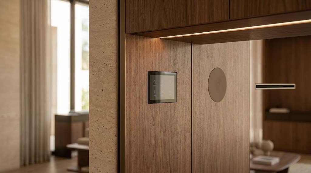 Smart home integration in a luxury Dubai villa