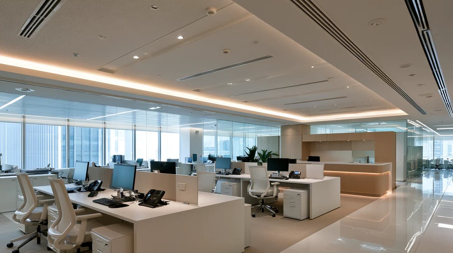 Office Lighting and MEP Renovation Dubai Office lighting and MEP renovation in Dubai