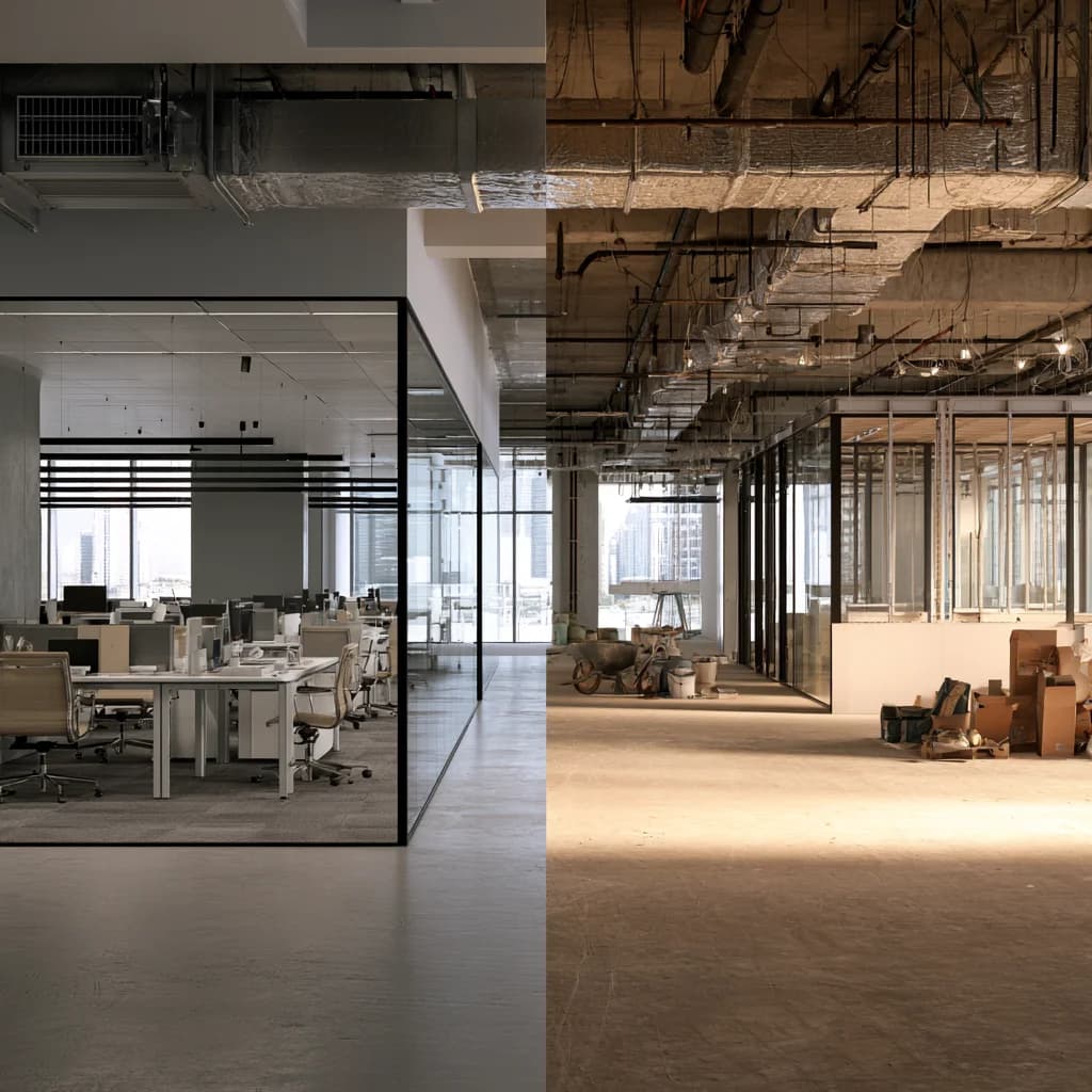 Office Renovation vs Fit-Out in Dubai Office renovation vs fit-out in Dubai
