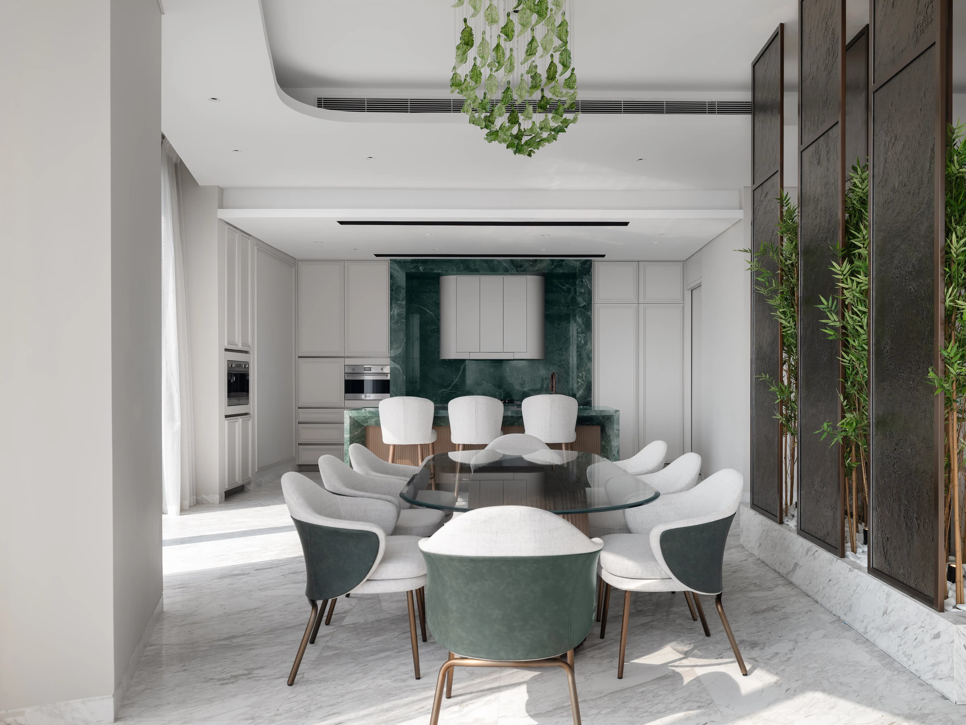 II Primo Penthouse furnished apartment interior in Dubai by WE DO