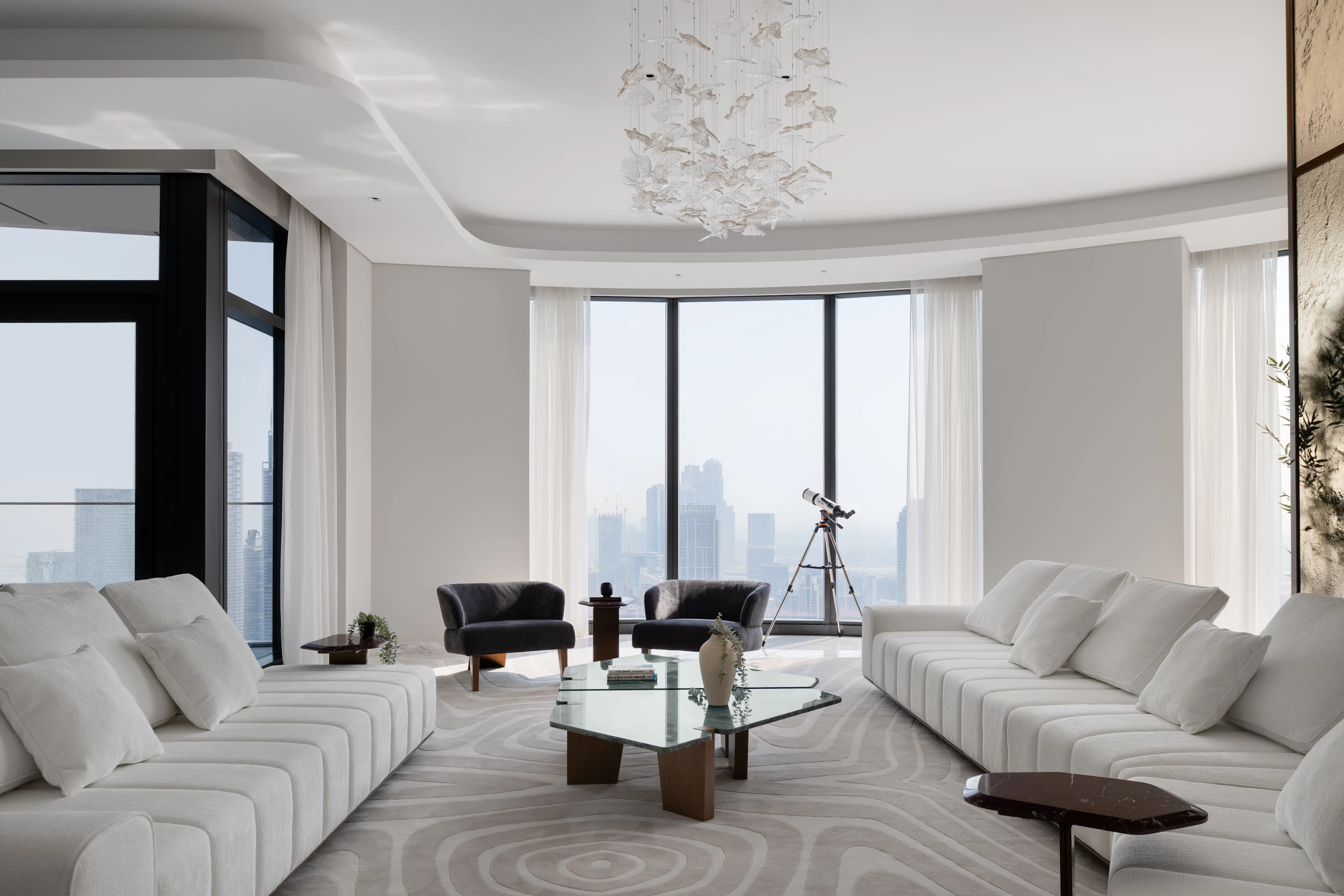 Penthouse interior design in Downtown Dubai by WE DO